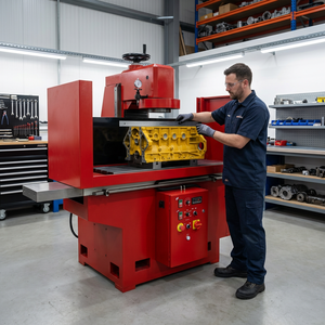 Machine de rectification et de fraisage des surfaces de culasse et de bloc-cylindres KSM850 PCD/CBN pour la réfection de moteurs - Product Image 5