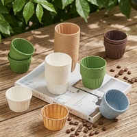 Moldes para Hornear Postres con Borde Enrollado, Personalizables, de Grado Alimenticio, Resistentes al Calor y al Aceite, con Borde Rizado, para Muffins, al por Mayor