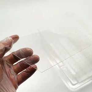 Custom Chemisch Ultra Thin Clear Transparant Gehard Glas Vel