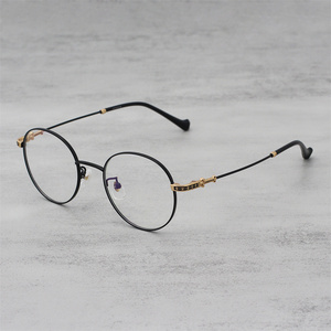 LevelNine 83262 Estilo europeo Hombres <span class=keywords><strong>Gafas</strong></span> circulares <span class=keywords><strong>de</strong></span> metal <span class=keywords><strong>Gafas</strong></span> Monturas ópticas <span class=keywords><strong>Gafas</strong></span> - Product Image 2