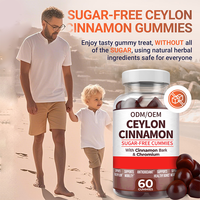 Poudre de supplément à l'extrait de cannelle de Ceylan Supplément de soutien immunitaire Gommes à la cannelle de Ceylan de marque privée