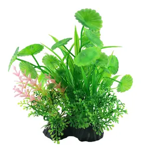 Micro Landscape Simulation Plastic Fake Water Plant Decorative Ornaments For Fish Tank Landscaping