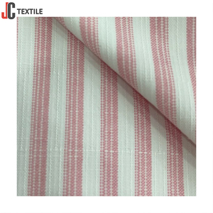 Nhà Máy Chuyên Nghiệp Trong Kho Đôi Phải Đối Mặt Với T/R Linen Cái Nhìn Áo Sơ Mi Vải Sợi Nhuộm Sọc Vải Giảm Giá - Product Image 6