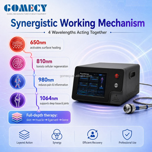 GOMECY - Equipo Láser de Última Generación con 4 Longitudes de Onda (980nm, 810nm, 1064nm, 650nm, 635nm) para Eliminación de Venas Varicosas, Hongos <span class=keywords><strong>en</strong></span> las Uñas y Rejuvenecimiento de la Piel - Product Image 3