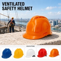 Casque de sécurité industriel CE EN397 en ABS avec mentonnière pour la construction