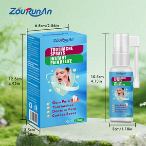 Spray para <span class=keywords><strong>el</strong></span> Dolor de Muelas ZouRunAn 30ml, Alivio Instantáneo del Dolor Bucal para Dolor de Encías, Dolor de Muelas, Irritaciones <span class=keywords><strong>por</strong></span> Dentaduras Postizas, Comercio Global con Garantía - Product Image 5