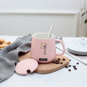 USBサーモスタット自己誘導ワイヤレス充電器キャンドル18w加熱電気加熱コーヒーマグウォーマー - Product Image 5