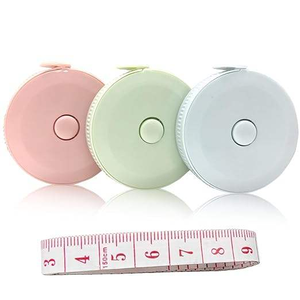 Cinta Métrica Retráctil Portátil de Cuero PU con Logotipo Personalizado al por Mayor, 150 cm, 60 Pulgadas, para Medir Cuerpo, Costura y Manualidades - Product Image 3
