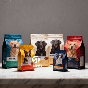 Sacs d'emballage pour aliments pour chiens en PE laminé de qualité alimentaire, robustes et personnalisés, pochettes verticales refermables 15kg 20kg 25kg pour gelée et chewing-gum - Product Image 6