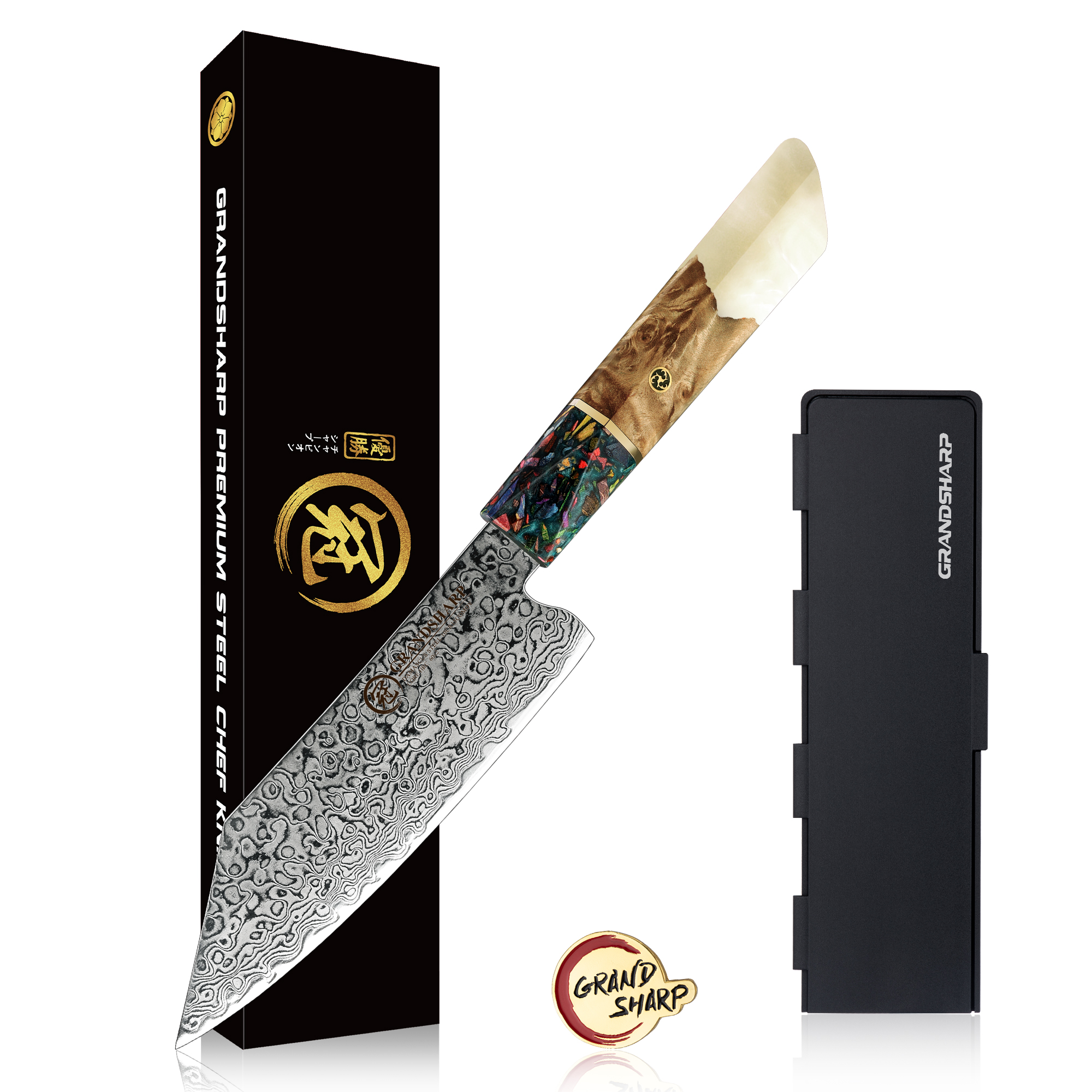 Couteau kiritsuke 5,5 ''blanc avec coffret cadeau