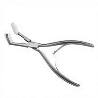 Pince à extensions de cheveux TEEJAY TJI-044 avec micro-liens en plastique et acier inoxydable, outils à maintien fort