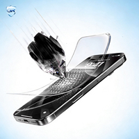 Protection d'écran en verre trempé mat HD, couverture intégrale, ultra-fin, anti-rayures, antichoc pour iPhone