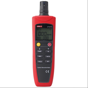 เครื่องตรวจจับก๊าซคาร์บอนมอนอกไซด์ UNI-T UT337A ความแม่นยำสูง พร้อมระบบแจ้งเตือนด้วยเสียง/แสง และหน้าจอ LCD - Product Image 5
