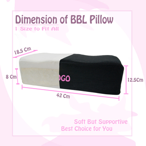 Logotipo bordado, almohadas de 2 capas para rellenar glúteos, almohada BBL de espuma viscoelástica después de la cirugía para glúteos, almohadas brasileñas con bolsa de transporte - Product Image 5