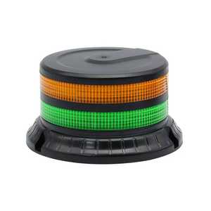 Luces de Advertencia Estroboscópicas de Emergencia de Nuevo Diseño de 12 V y 24 V, 48 W, Doble Color, Ámbar y Verde, Lámpara de Baliza de Seguridad, UKCA R65 CE SAE - Product Image 1