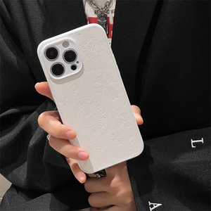 Étui de téléphone portable tendance pour iPhone 16 Pro Max, Chrome Apple 12 13 14 15 Plus, coque 17 Air Cross, couverture intégrale, vente en gros - Product Image 3