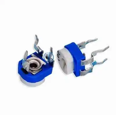 RM065 502 potenziometro a resistenza regolabile orizzontale 5K blu e bianco WH06 2 up