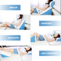 Smart Factory Memory Foam Lesekeil kissen mit Polyester bezug Atmungsaktives Bett Hinterbein Elevation Triangle Positioner