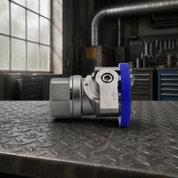 Nouvelles raccords rapides à double verrouillage pour vannes à boisseau sphérique VC88-51 SS304 12 bars pour refroidissement liquide, remplacement de FD83 RIGHTPOWER