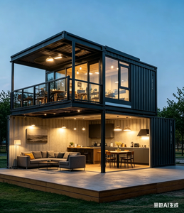 Casa Contenedor de Acero de Ensamblaje Rápido con Paneles Sándwich, Diseño Ignífugo para Uso en Oficinas, Tamaños de 20 pies/40 pies, Aplicaciones en Exteriores - Product Image 5