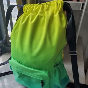 Custom Logo Gradient Color <b>Waterproof</b> <b>Drawstring</b> <b>Bag</b> Gym <b>Bag</b> Sack Pack Sports Beach Backpack for Men Women Promotional Sportpack - Product Image 5