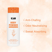 Poudre pour le corps parfumée absorbant la sueur pour les soins du corps de marque privée avec pompe applicatrice Poudre pour dépoussiérer non aérosol sans talc pour le corps