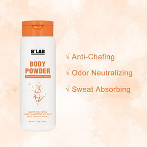 Polvo corporal perfumado absorbente de sudor para el cuidado corporal de etiqueta privada con bomba aplicadora Polvo para polvo sin talco sin aerosol para el cuerpo - Product Image 4