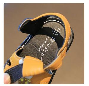 Sandales en cuir pour bébés filles et garçons, sandales d'été antidérapantes pour enfants, sandales à semelles souples pour enfants, sandales pour garçons - Product Image 6