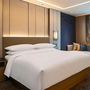 Juego de Muebles de Dormitorio Comerciales Modernos de Lujo, Base de Madera para Cama, Cabecera Resistente al Agua para Hoteles y Resorts de 5 Estrellas - Product Image 4