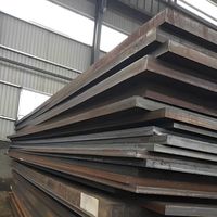 Pelat Baja Karbon Canai Panas Berkualitas Baik ASTM A572 A36 Q235 Q355 Ss400 S275jr S355jr Hrc Ms dengan Layanan Pemotongan