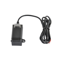 Chargeur USB pour moto 12V 36W avec double charge rapide QC3.0 et interrupteur, fixation sur guidon ou rétroviseur