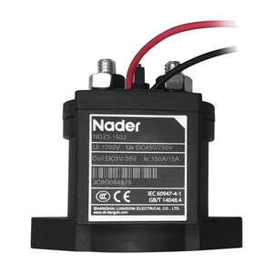 Contactor de CC de Alto Voltaje NDZ3-150, 750V 150A, DC12V/24V/48V, Montaje Modular, CE TUV - Product Image 2