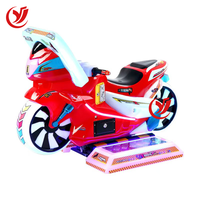Machine de jeu d'arcade de moto pour enfants Mini tour de foire enfants carrousel vente jeux à jetons