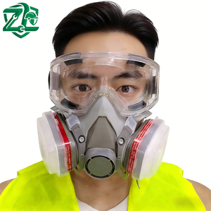 <span class=keywords><strong>Masque</strong></span> à gaz demi-visage pour la peinture au pistolet, la protection contre les pesticides, les produits chimiques et le formaldéhyde pour les modèles - Product Image 1