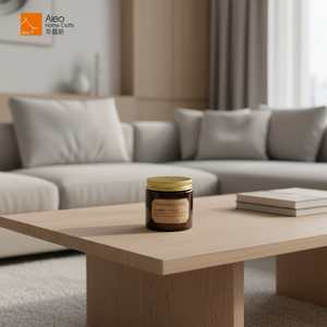 Aleo 2026 Vente en gros <span class=keywords><strong>de</strong></span> bougies parfumées à la <span class=keywords><strong>citronnelle</strong></span> en verre, 100% cire <span class=keywords><strong>de</strong></span> soja, personnalisées, faites à la main, pour Noël - Product Image 4