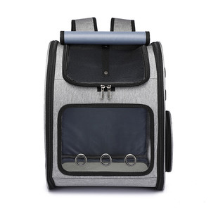 Sac de chat respirant sac à dos pour animaux de compagnie à l'extérieur Portable Transparent espace Capsule sac à dos sac de transport pour animaux de compagnie - Product Image 3