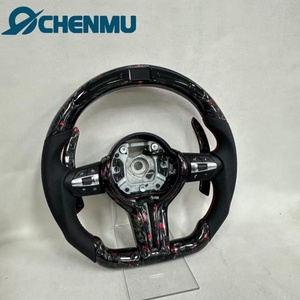 Volante Deportivo M de Fibra de Carbono Forjado con LED de Fondo Plano Personalizado para <span class=keywords><strong>BMW</strong></span> F10 F20 F30 F32 F36 M3 F80 M4 F82 M2 F87 <span class=keywords><strong>M5</strong></span> F90, Duradero - Product Image 6