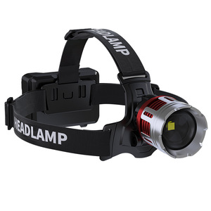 Linterna Frontal Recargable LED de Aleación de Aluminio, Portátil, con Luz Roja Atenuable, para Actividades al Aire Libre - Product Image 1