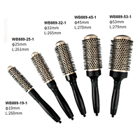 Brosse à cheveux professionnelle multi-tailles en gros, brosse ronde chinoise avec céramique ionique