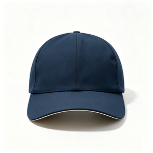Gorra Deportiva de Béisbol de Secado Rápido de 6 Paneles, 100% Poliéster, Unisex, Color Azul Marino, Cierre con Cordón Ajustable, Ligera, Venta al Por Mayor - Product Image 3