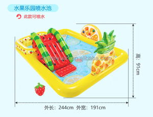 <span class=keywords><strong>Piscine</strong></span> gonflable de centre de jeu d'enfants de promotion avec l'arroseur de parc aquatique de glissière pour des équipements d'amusement extérieurs - Product Image 3