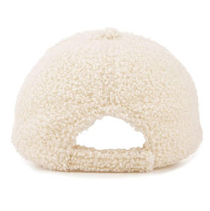 Casquette de baseball 6 panneaux en fausse fourrure d'agneau pour femme, style Teddy-Fleece, respirante/imperméable, personnalisable, chaude pour l'hiver, style Hip-Hop, <span class=keywords><strong>moins</strong></span> chère - Product Image 6