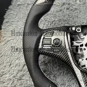 Nouveau produit phare : Volant en cuir perforé en fibre de carbone pour Honda Acura Tlx - Product Image 3