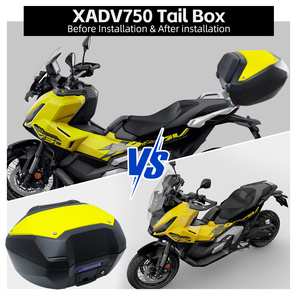 SPD ホンダ XADV750 (2022-2026)用 リアトップケース 50L 大容量 防水 PP製 バイク用テールボックス OEM保証付 - Product Image 4
