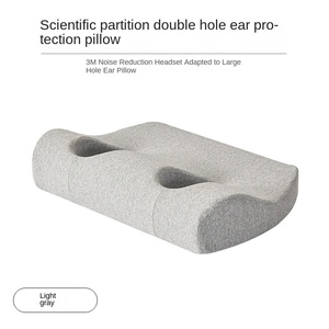 Nar bantal telinga tidak menekan telinga <span class=keywords><strong>3M</strong></span> kedap suara headphone lubang khusus pelindung telinga tunggal kapas memori perlindungan leher - Product Image 6
