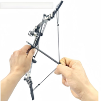 PIAO YU 304 acier inoxydable mini arc Composite Sports d'intérieur et de plein air petite poulie arc et flèche jouet de tir