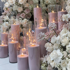 Venta caliente de alta calidad tarro de vidrio transparente polvo de arena <span class=keywords><strong>cera</strong></span> en perlas depilación - Product Image 5