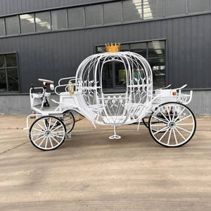 รถม้าแต่งงานซินเดอเรลล่าจัดงานแต่งงานยุคใหม่รถม้าฟักทอง - Product Image 6