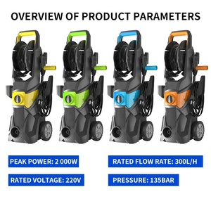 Idropulitrice ad Alta Pressione 150 <span class=keywords><strong>bar</strong></span> 3000W 220V Macchina Lavapavimenti Elettrica Lavasciuga a Pressione Autolavaggio - Product Image 2