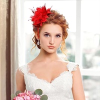 Nouveau serre-tête en plumes et fleurs AliExpress, style vintage européen et américain, populaire pour mariages et fêtes, accessoire capillaire, modèle 23016